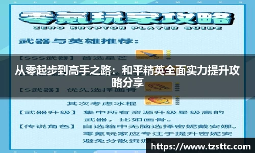 从零起步到高手之路：和平精英全面实力提升攻略分享