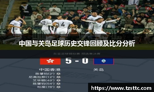 中国与关岛足球历史交锋回顾及比分分析